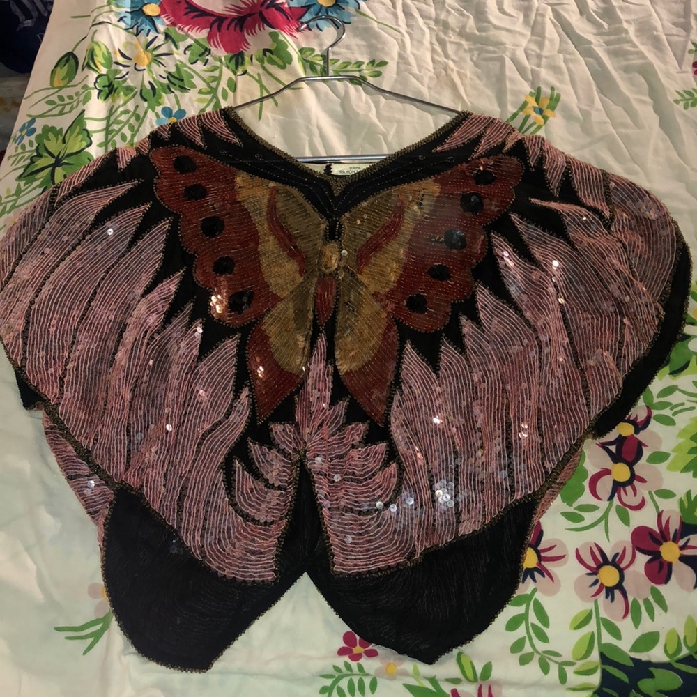 Festival vintage butterfly top.